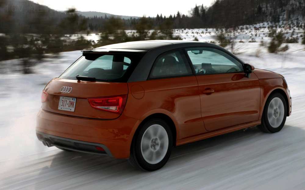 Audi A1 USA im Schnee snow 01