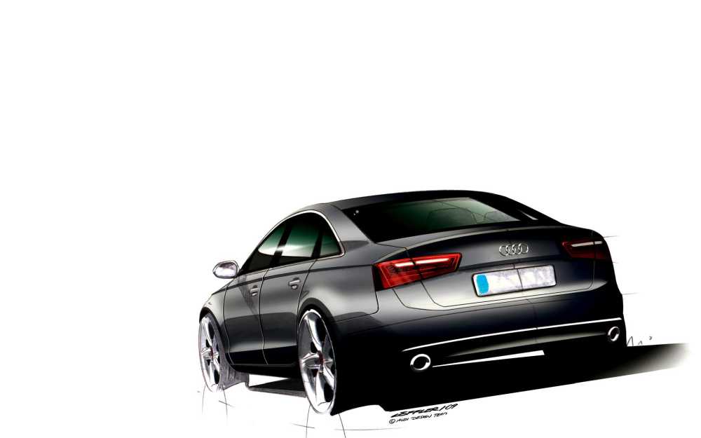 Audi A6 C7 Design Sketch 2011 016
