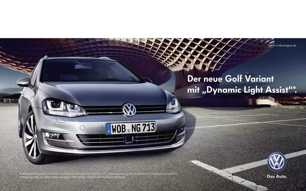 VW Golf 7 Variant Werbung 5